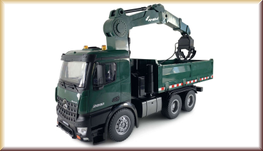 Amewi 22568 Mercedes-Benz Arocs Lizenz Kranwagen mit Kipper RT - Bild