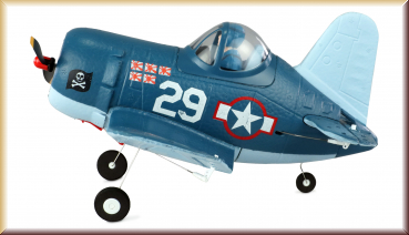 Amewi 24126 AMXFlight Cartoon Corsair F4U 4-Kanal 3D/6G RTF - Bild 2