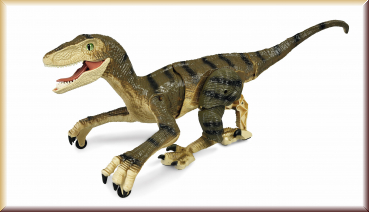 Amewi 40008 Velociraptor RC Dinosaurier 45cm, RTR braun - Bild