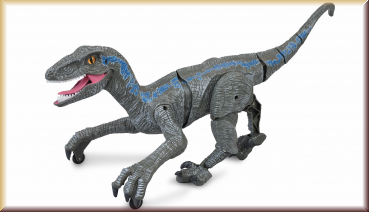 Amewi 40009 Velociraptor RC Dinosaurier 45cm, RTR grau - Bild