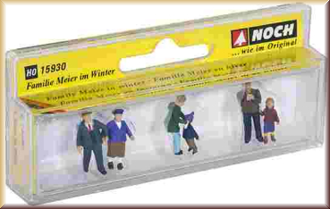 Noch 15930 H0 Familie Meier im Winter - Bild 1