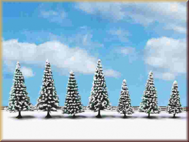 H0,TT,N,Z Schneetannen 7 St. (Noch 25087)