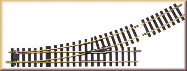 G-Weiche links, R7  22,5ø (Piko 35226)