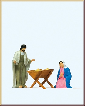 Preiser 29091 Maria und Josef mit Krippe - Bild