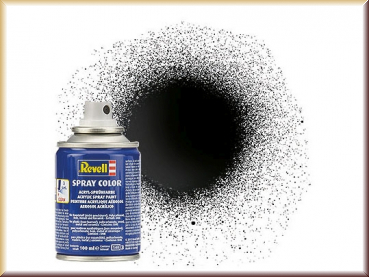 Spray schwarz, glänzend (Revell 34107)