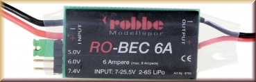 Robbe Modellsport RO-BEC 6A EMPFÄNGERSTROMVERSORGU (Robbe 8791)