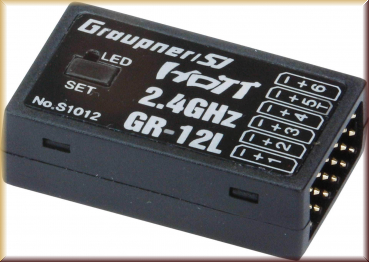 GRAUPNER GR-12L 2,4GHZ 6K HOTT EMPFÄNGER (Robbe S1012)