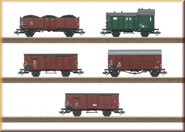Güterwagen-Set z.E71.1 DB (Trix 24825)