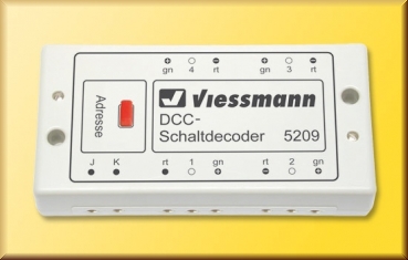 DCC-(NMRA) Schaltdecoder (VIESSMANN 5209)