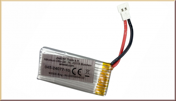 Amewi 045-24077-10 LiPo Akku 3,7V 300mAh A110/AM38 - Bild