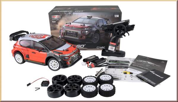 Amewi 21105 Hyper Go Citroen C3 WRC Rallye/Drift 4WD 1:14 RTR - Bild 1