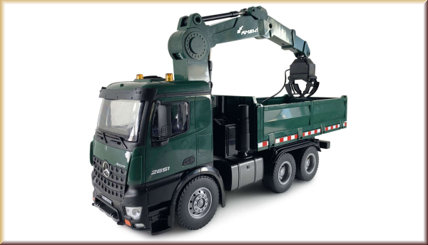 Amewi 22568 Mercedes-Benz Arocs Lizenz Kranwagen mit Kipper RT - Bild