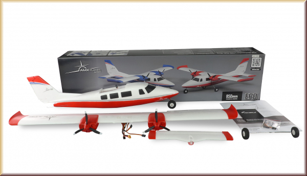 Amewi 24132 AMXPlanes P68 Hochdecker 850mm PNP rot - Bild 1