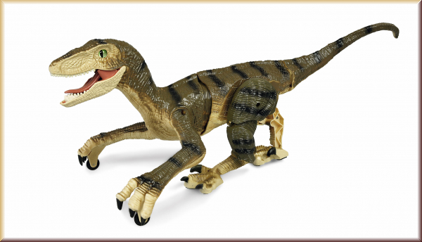 Amewi 40008 Velociraptor RC Dinosaurier 45cm, RTR braun - Bild