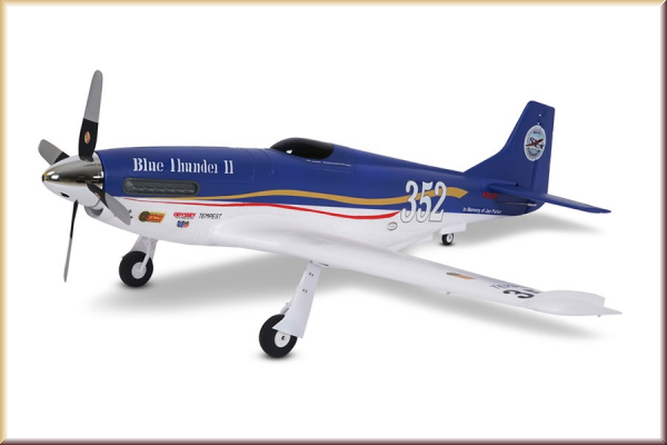 D-Power DPFMS134P-BT-REFV FMS P-51 Blue Thunder II PNP - 110 cm - inkl. Refl - Bild