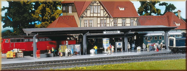 Faller 120200 Bahnsteig mit laufenden Figur - Bild