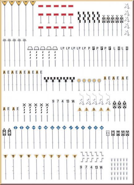 Faller 120298 Streckenschilder-Set - Bild 1