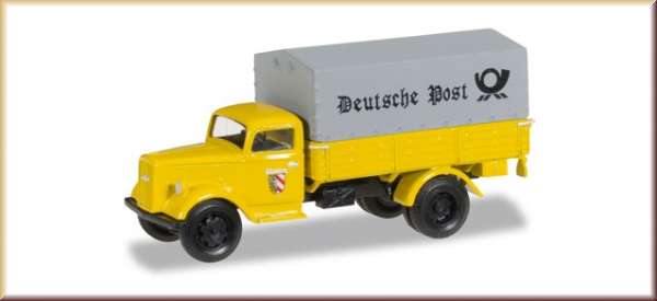 herpa 745376 Opel Blitz Planen LKW Deutsch - Bild