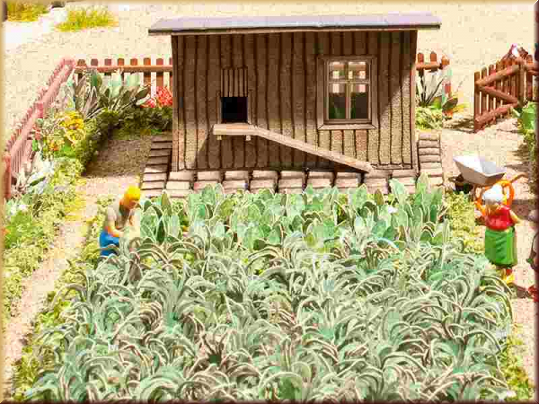 Noch 14107 H0 L-C Gemüsegarten-Set - Bild