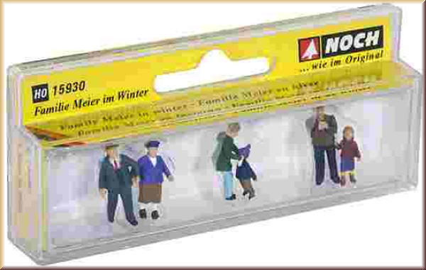 Noch 15930 H0 Familie Meier im Winter - Bild 1