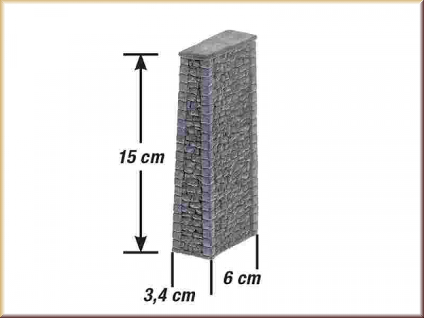 Noch 58669 Brückenpfeiler Bruchstein-Via - Bild