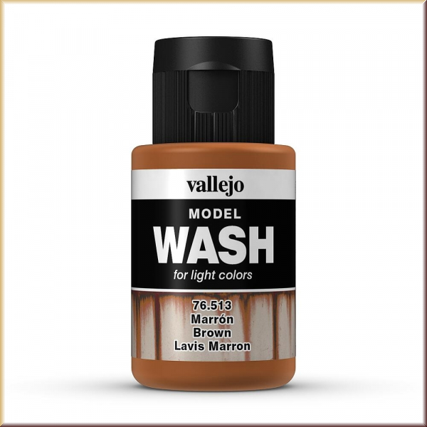 vallejo 76513 Wash-Colour, braun, 35 ml - Bild