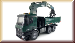 Amewi 22568 Mercedes-Benz Arocs Lizenz Kranwagen mit Kipper RT - Bild