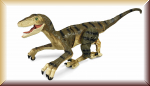 Amewi 40008 Velociraptor RC Dinosaurier 45cm, RTR braun - Bild