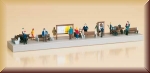 Auhagen 11339 H0 Bahnsteigausst.mit Figuren - Bild