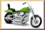 Busch 40155 US Motorrad grün - Bild