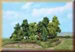 Heki 1996 Laubwald, 18 Büsche und Bäume 1-11 cm - Bild