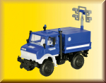 Kibri 18467 H0 THW UNIMOG mit Flutlichtma - Bild