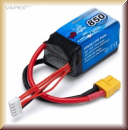 Minicars VP98300 Li-Po Battery 4S 14,8V 850mAh 60C XT60-Connector - Bild