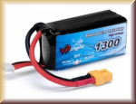 Minicars VP98362 Li-Po Battery 4S 15,2V(HV) 1300mAh 80C XT60-connec - Bild