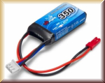 Minicars VPLP003F Li-Po Battery 2S 7,4V 350mAh 20C JST-RCY (BEC) - Bild