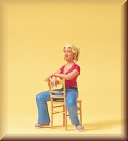Preiser 45508 Junge Frau, sitzend. Stuhl - Bild