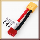 Robbe 46304 Robbe Modellsport Adapterkabel XT-60 Stecker auf T - Bild