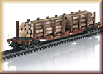 Trix 24146 Rungenwagen-Set Holztransport <br>(Größe: M 1:87) - Bild